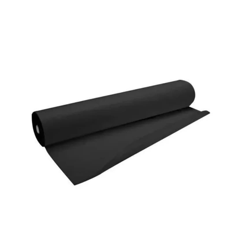Простирадло одноразове із спанбонду Doily 0,8\100 м рулон, чорне — фото 1