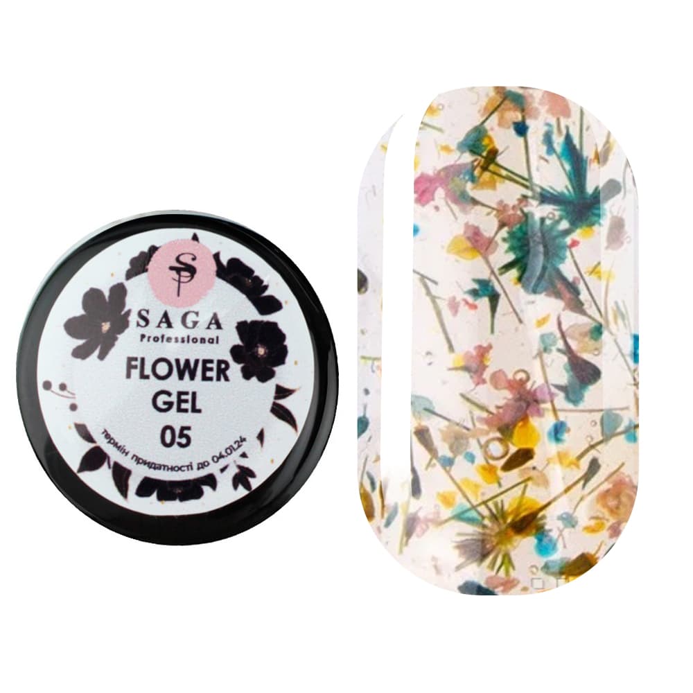 Гель SAGA Professional Flower Gel 5, 5 мл — фото 1