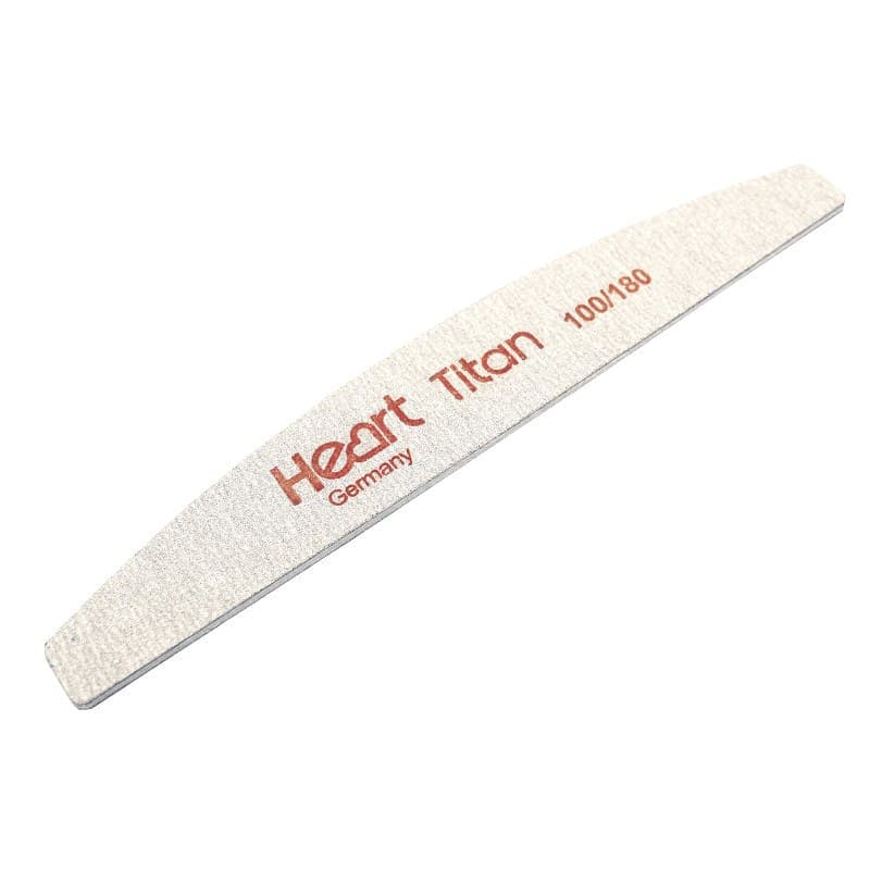 Пилка для ногтей HEART Half TITAN 100/180 — фото 1