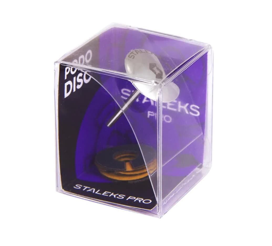 Staleks Диск педикюрный PODODISC STALEKS PRO L в комплекте с сменным файлом 180 грит 5 шт (25 мм) — фото 1