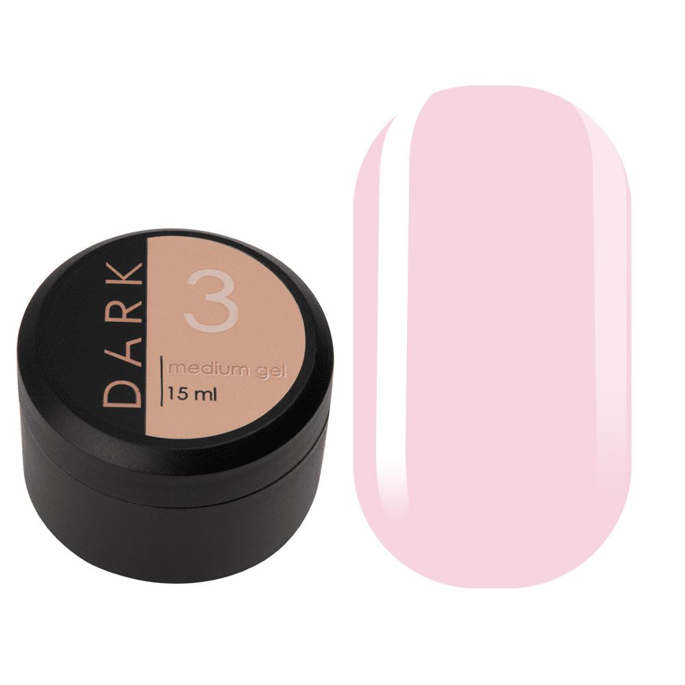 DARK Medium Gel №3, 15 мл, без пензлика — фото 1