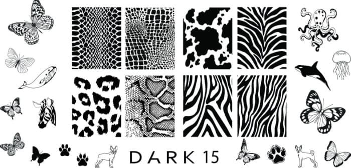 Пластина для стемпінгу DARK 15 — фото 1