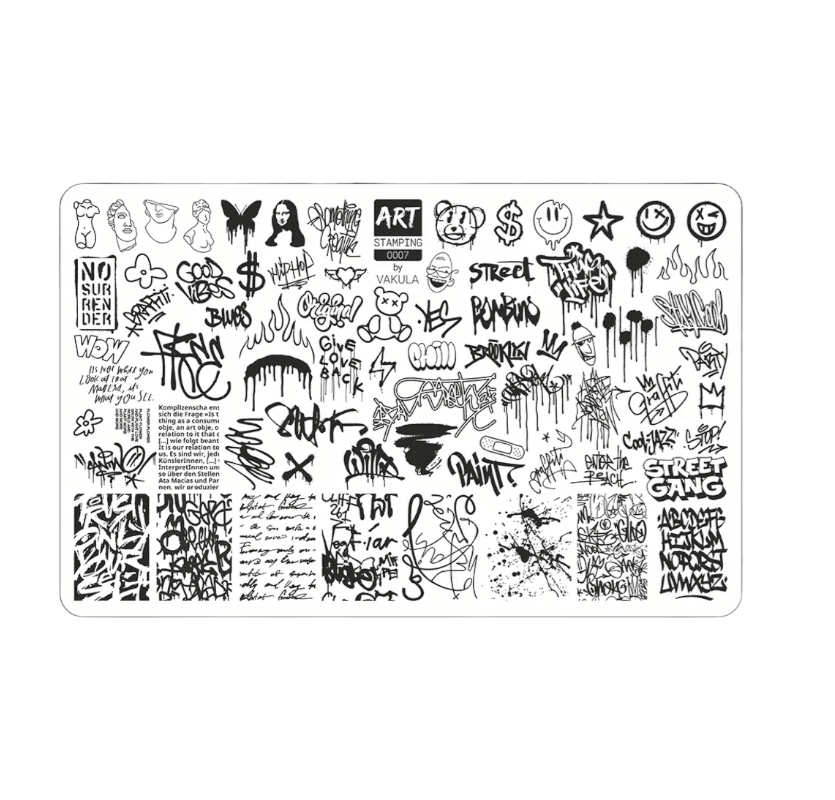 Пластина для стемпінгу Art Stamping №7
— фото 1