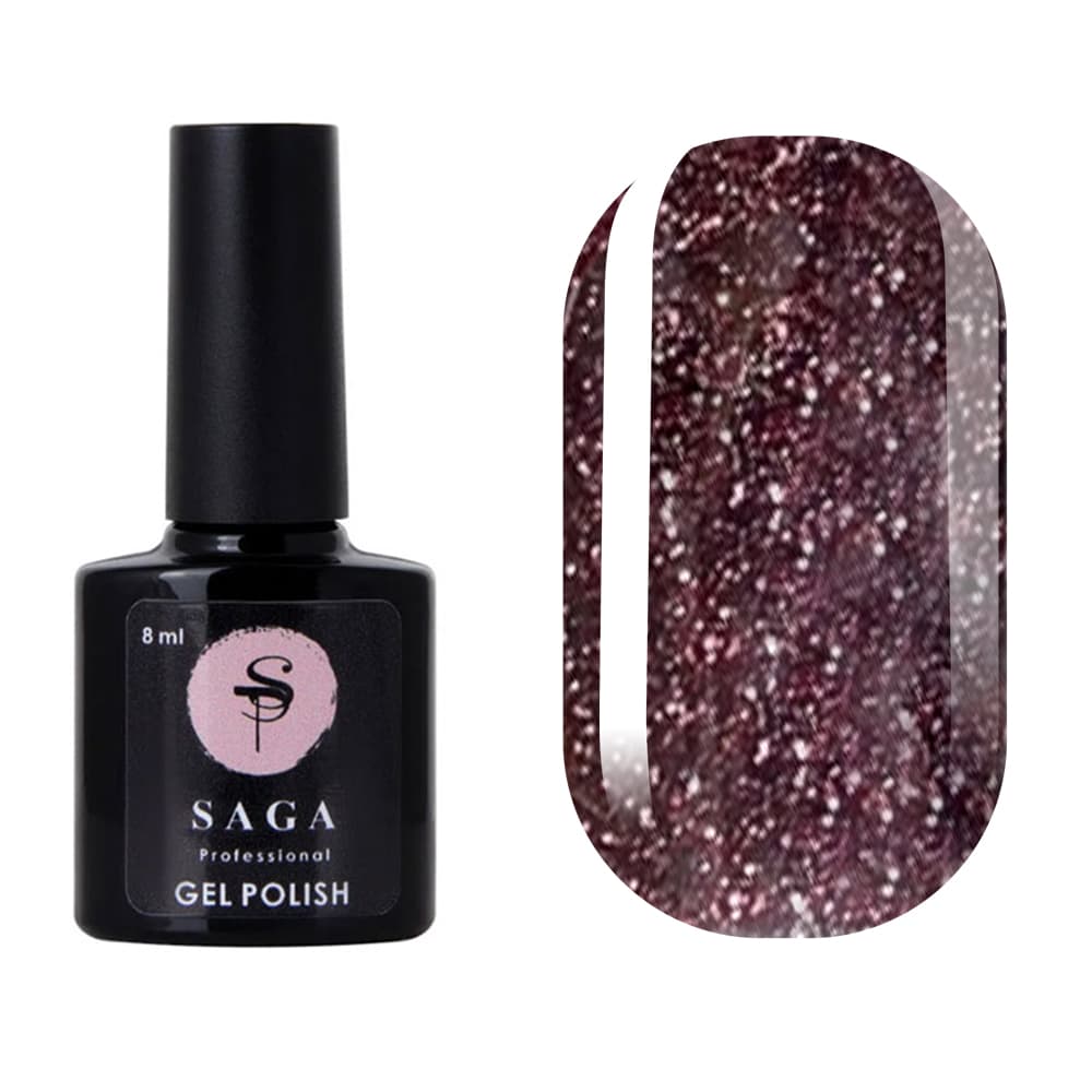 Гель-лак Saga Professional Fiery gel № 24 світловідбивний, 8 мл — фото 1