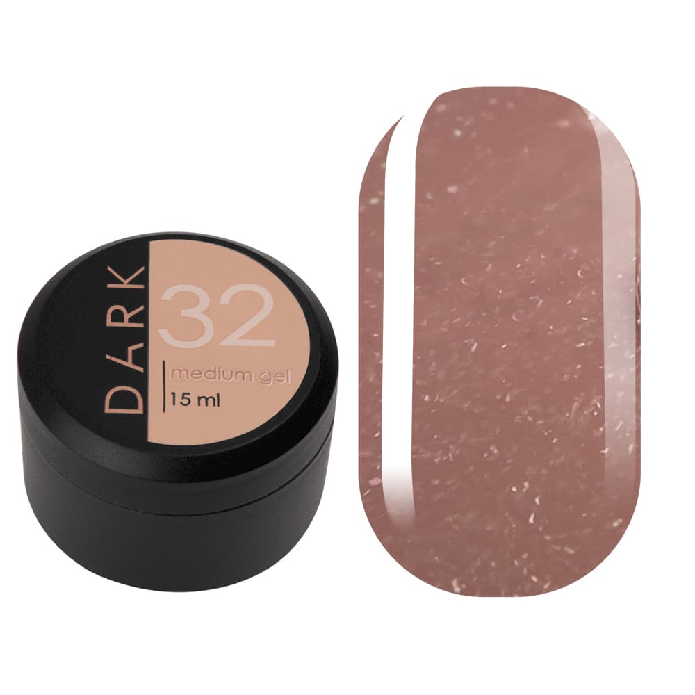 DARK Medium Gel №32, 15 мл, без пензлика — фото 1